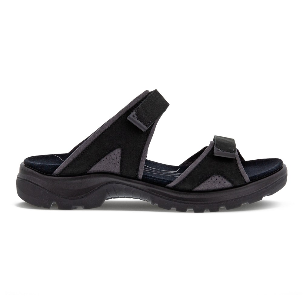 ECCO Womens Slides Black - Yucatan 2.0 - CBS-423185